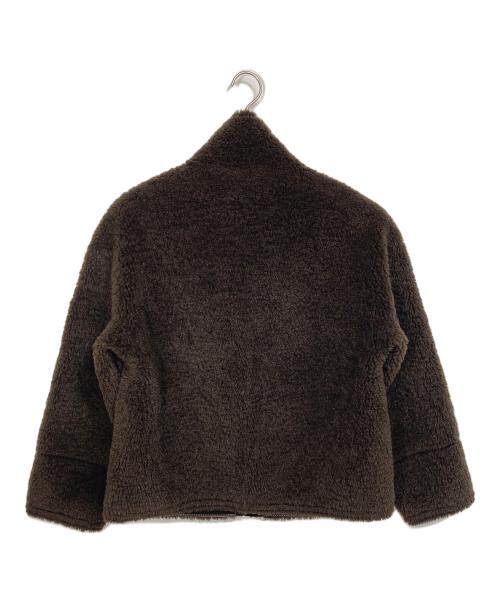 ZARA（ザラ）ZARA (ザラ) ZW COLLECTION ダブルフェイスボアジャケット　アウター ブラウン サイズ:Mの古着・服飾アイテム