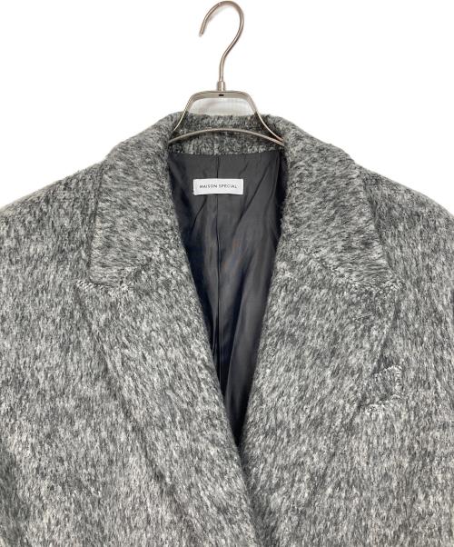 MAISON SPECIAL（メゾンスペシャル）MAISON SPECIAL (メゾンスペシャル) Shaggy Jacket  シャギージャケット　アウター グレー サイズ:38の古着・服飾アイテム