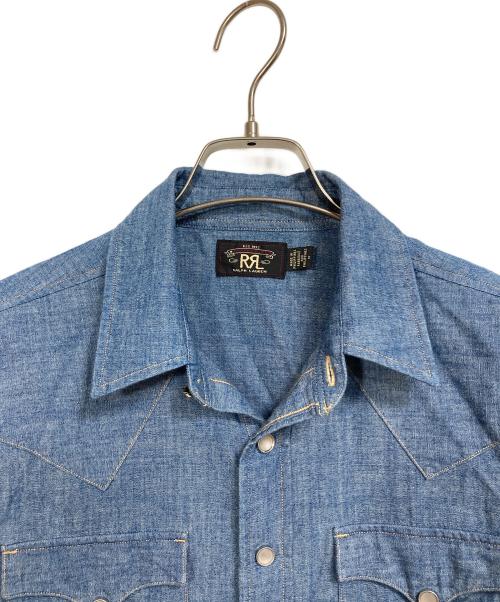 RRL（ダブルアールエル）RRL (ダブルアールエル) ウェスタンシャンブレーシャツ　長袖シャツ インディゴ サイズ:2の古着・服飾アイテム