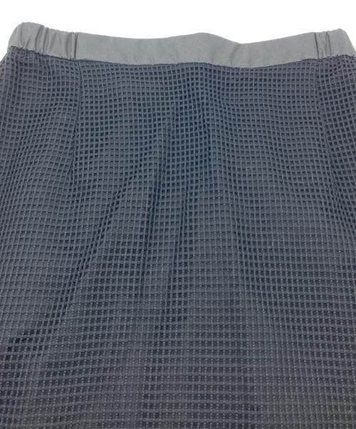 chieko（チエコ）chieko (チエコ) 1013. mesh skirt  メッシュスカート　ロングスカート　日本製 ブラック サイズ:38の古着・服飾アイテム