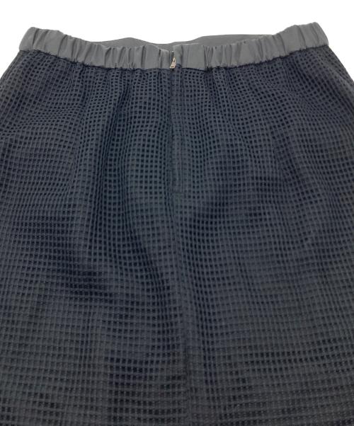 chieko（チエコ）chieko (チエコ) 1013. mesh skirt  メッシュスカート　ロングスカート　日本製 ブラック サイズ:38の古着・服飾アイテム
