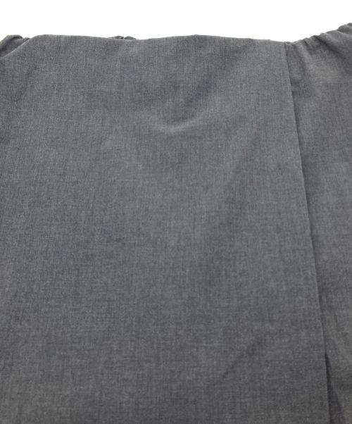 mizuiro-ind（ミズイロインド）mizuiro-ind (ミズイロインド) 26AW レイヤードラップパンツ　デザインパンツ　日本製 グレー サイズ:実寸参照の古着・服飾アイテム