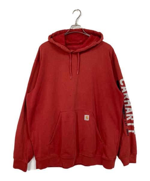CarHartt（カーハート）CarHartt (カーハート) メキシコ製パーカー レッド サイズ:XLの古着・服飾アイテム