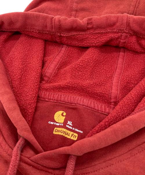 CarHartt（カーハート）CarHartt (カーハート) メキシコ製パーカー レッド サイズ:XLの古着・服飾アイテム