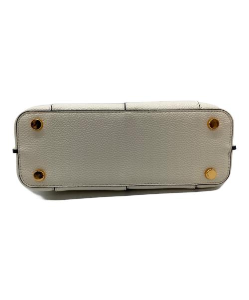 EPOR（エポール）EPOR (エポール) BAMBOO BAG Medium  バンブーバッグ　ミディアム　ハンドバッグ　ショルダーバッグ　2WAYバッグ ホワイト サイズ:実寸参照の古着・服飾アイテム