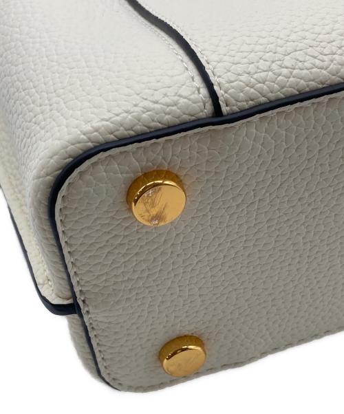 EPOR（エポール）EPOR (エポール) BAMBOO BAG Medium  バンブーバッグ　ミディアム　ハンドバッグ　ショルダーバッグ　2WAYバッグ ホワイト サイズ:実寸参照の古着・服飾アイテム