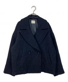 Demi-Luxe Beams（デミルクス ビームス）の古着「ループツイード ピーコート」｜ネイビー