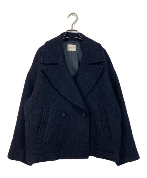 Demi-Luxe Beams（デミルクス ビームス）Demi-Luxe Beams (デミルクス ビームス) ループツイード ピーコート ネイビー サイズ:38 未使用品の古着・服飾アイテム