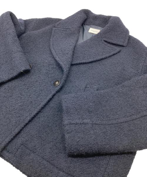 Demi-Luxe Beams（デミルクス ビームス）Demi-Luxe Beams (デミルクス ビームス) ループツイード ピーコート ネイビー サイズ:38 未使用品の古着・服飾アイテム
