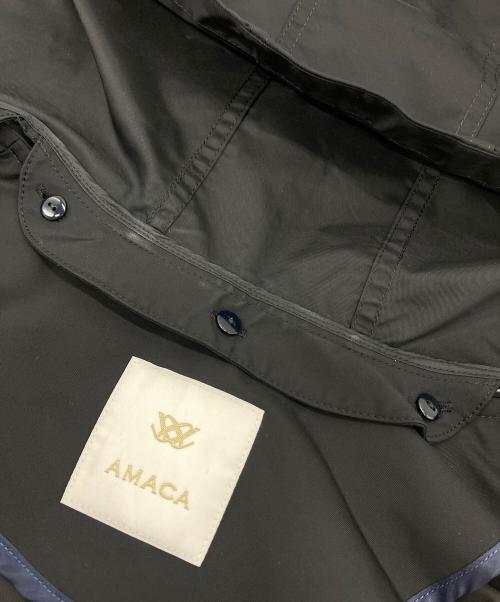 AMACA（アマカ）AMACA (アマカ) 2WAYフードコート ブラック サイズ:38の古着・服飾アイテム