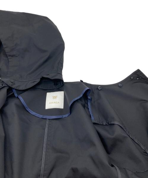 AMACA（アマカ）AMACA (アマカ) 2WAYフードコート ブラック サイズ:38の古着・服飾アイテム