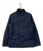 Barbourバブアー）の古着「スタンドカラーオイルドジャケット」｜ネイビー