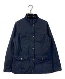 Barbour（バブアー）の古着「スタンドカラーオイルドジャケット」｜ネイビー