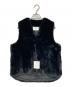 QTUME（クチューム）の古着「エコファーベスト　アウター　ライトアウター」｜ブラック