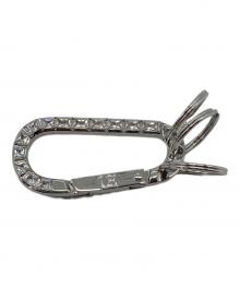uniform experiment（ユニフォームエクスペリメント）の古着「ZIRCONIA CARABINER　ジルコニアカラビナ　キーホルダー　日本製」｜シルバー