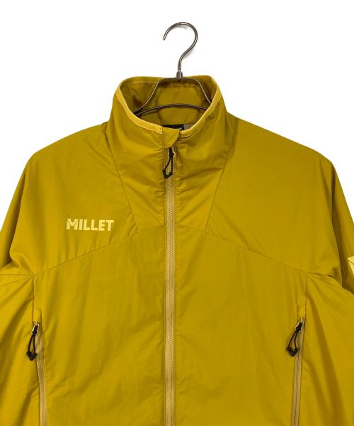 MILLET（ミレー）MILLET (ミレー) ラインド ジャケット ナイロンジャケット イエロー サイズ:Lの古着・服飾アイテム