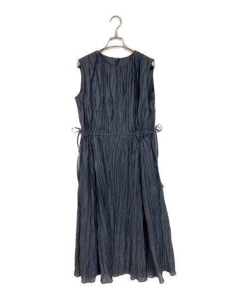 MACKINTOSH LONDON（マッキントッシュ ロンドン）MACKINTOSH LONDON (マッキントッシュ ロンドン) ワッシャーカールマイヤーワンピース グレー サイズ:38の古着・服飾アイテム