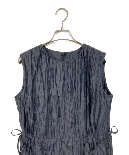 MACKINTOSH LONDON（マッキントッシュ ロンドン）MACKINTOSH LONDON (マッキントッシュ ロンドン) ワッシャーカールマイヤーワンピース グレー サイズ:38の古着・服飾アイテム