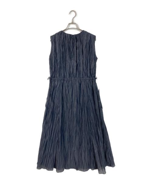 MACKINTOSH LONDON（マッキントッシュ ロンドン）MACKINTOSH LONDON (マッキントッシュ ロンドン) ワッシャーカールマイヤーワンピース グレー サイズ:38の古着・服飾アイテム