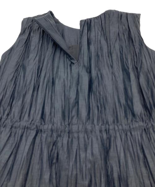 MACKINTOSH LONDON（マッキントッシュ ロンドン）MACKINTOSH LONDON (マッキントッシュ ロンドン) ワッシャーカールマイヤーワンピース グレー サイズ:38の古着・服飾アイテム