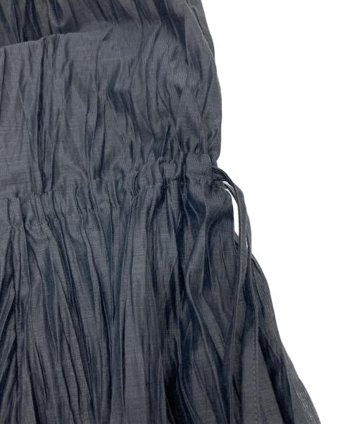 MACKINTOSH LONDON（マッキントッシュ ロンドン）MACKINTOSH LONDON (マッキントッシュ ロンドン) ワッシャーカールマイヤーワンピース グレー サイズ:38の古着・服飾アイテム
