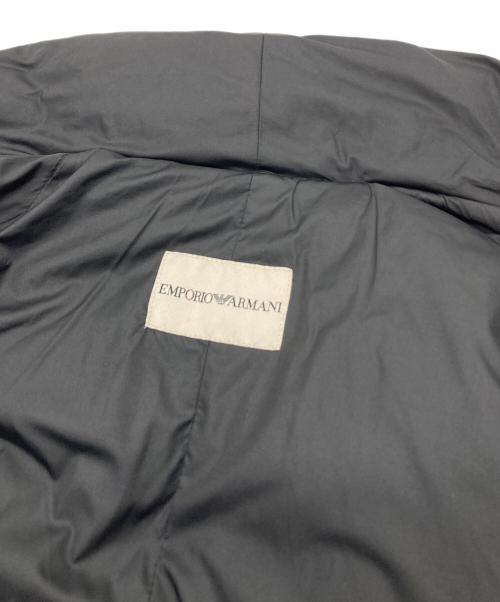 EMPORIO ARMANI（エンポリオ アルマーニ）EMPORIO ARMANI (エンポリオ アルマーニ) ダウンコート　ロングコート　アウター ブラック サイズ:38の古着・服飾アイテム