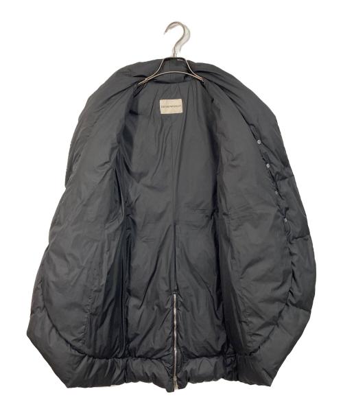 EMPORIO ARMANI（エンポリオ アルマーニ）EMPORIO ARMANI (エンポリオ アルマーニ) ダウンコート　ロングコート　アウター ブラック サイズ:38の古着・服飾アイテム