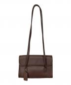 COACHコーチ）の古着「【OLD】ローリー フラップ トートバッグ　ミニバッグ　レザーバッグ　OLD COACH」｜ブラウン