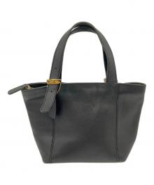 COACH（コーチ）の古着「【OLD】ハンドバッグ　レザーバッグ　OLD COACH」｜ブラック