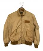 stussyステューシー）の古着「【古着】CWU-45/P フライトジャケット　アウター　00s」｜ブラウン