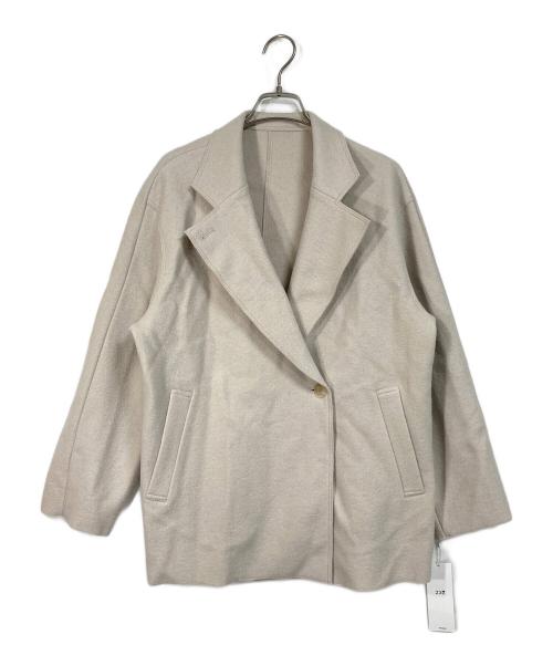 23区（ニジュウサンク）23区 (ニジュウサンク) コンプレストパイル ライトアウター ベージュ サイズ:38 未使用品の古着・服飾アイテム