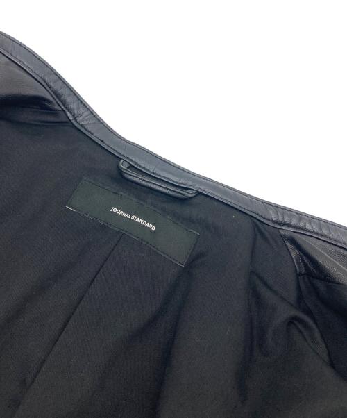 JOURNAL STANDARD（ジャーナルスタンダード）JOURNAL STANDARD (ジャーナルスタンダード) シープレザーシングルライダースブルゾン ブラック サイズ:Mの古着・服飾アイテム
