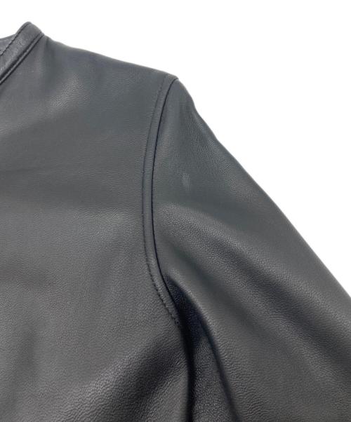 JOURNAL STANDARD（ジャーナルスタンダード）JOURNAL STANDARD (ジャーナルスタンダード) シープレザーシングルライダースブルゾン ブラック サイズ:Mの古着・服飾アイテム