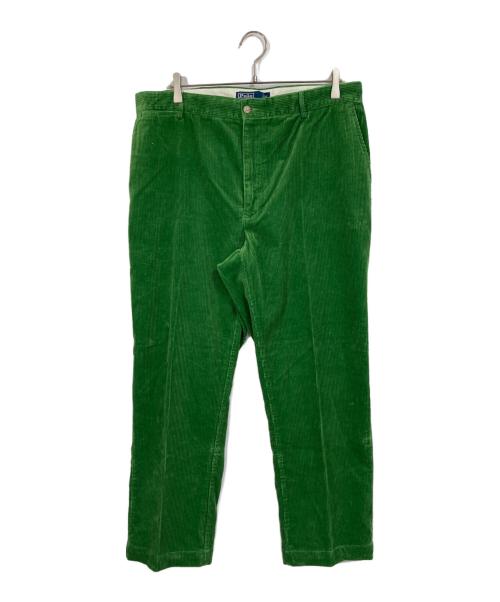 POLO RALPH LAUREN（ポロ・ラルフローレン）POLO RALPH LAUREN (ポロ・ラルフローレン) コーデュロイパンツ　ライトグリーン　黄緑 グリーン サイズ:36/32の古着・服飾アイテム
