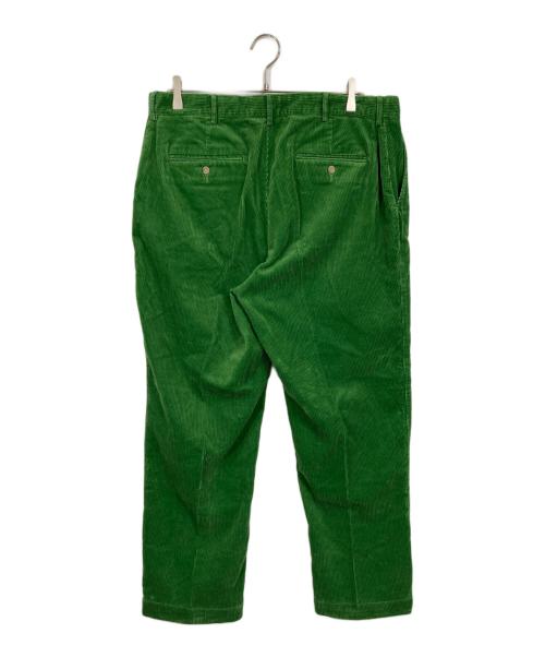 POLO RALPH LAUREN（ポロ・ラルフローレン）POLO RALPH LAUREN (ポロ・ラルフローレン) コーデュロイパンツ　ライトグリーン　黄緑 グリーン サイズ:36/32の古着・服飾アイテム