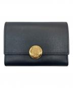 LOEWEロエベ）の古着「ペブルバーティカルウォレットスモール」｜ブラック