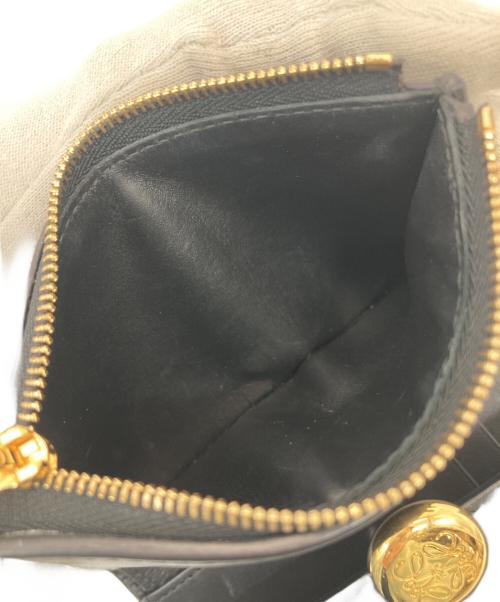 LOEWE（ロエベ）LOEWE (ロエベ) ペブルバーティカルウォレットスモール ブラックの古着・服飾アイテム