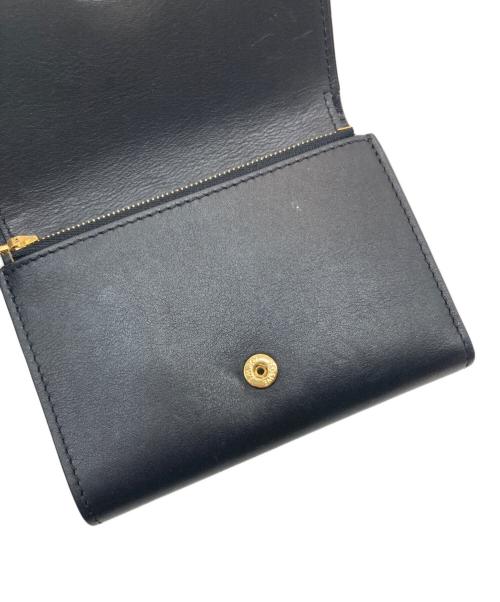 LOEWE（ロエベ）LOEWE (ロエベ) ペブルバーティカルウォレットスモール ブラックの古着・服飾アイテム