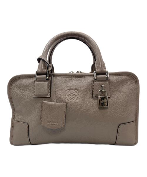 LOEWE（ロエベ）LOEWE (ロエベ) アマソナ28 ハンドバッグ ベージュの古着・服飾アイテム