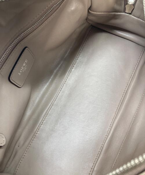 LOEWE（ロエベ）LOEWE (ロエベ) アマソナ28 ハンドバッグ ベージュの古着・服飾アイテム
