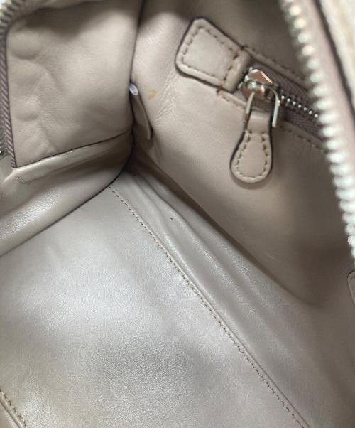LOEWE（ロエベ）LOEWE (ロエベ) アマソナ28 ハンドバッグ ベージュの古着・服飾アイテム