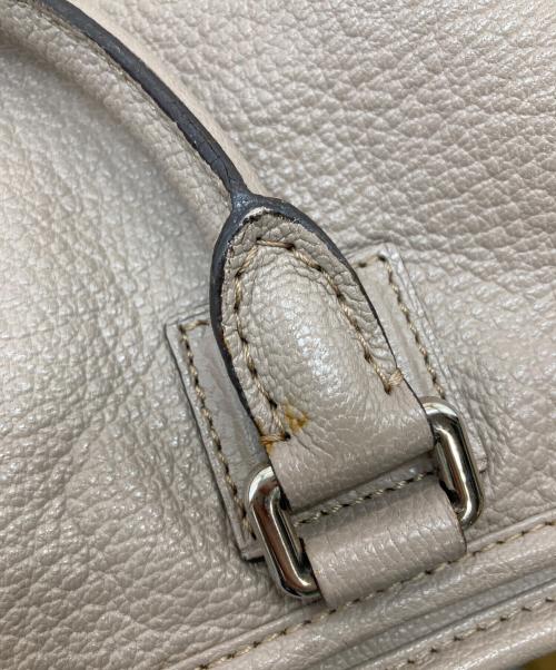 LOEWE（ロエベ）LOEWE (ロエベ) アマソナ28 ハンドバッグ ベージュの古着・服飾アイテム