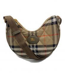 BURBERRY（バーバリー）の古着「ホースシュークロスボディバッグ」｜ベージュ