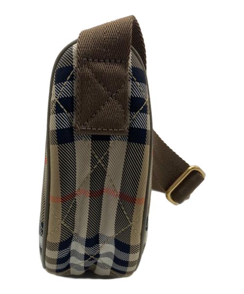 BURBERRY（バーバリー）BURBERRY (バーバリー) ホースシュークロスボディバッグ ベージュの古着・服飾アイテム