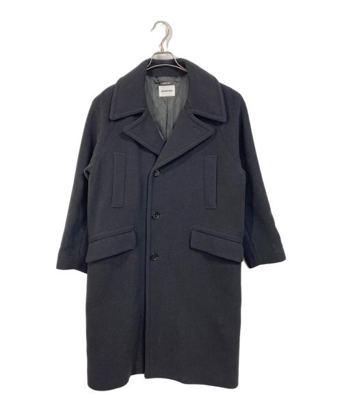 MONKEY TIME（モンキータイム）MONKEY TIME (モンキータイム) Super120's ウールコート　ロングコート　アウター ブラック サイズ:Sの古着・服飾アイテム
