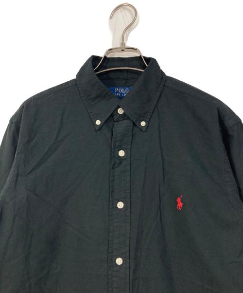 POLO RALPH LAUREN（ポロ・ラルフローレン）POLO RALPH LAUREN (ポロ・ラルフローレン) ミニポニーボタンダウンシャツ ブラック サイズ:Mの古着・服飾アイテム