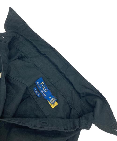 POLO RALPH LAUREN（ポロ・ラルフローレン）POLO RALPH LAUREN (ポロ・ラルフローレン) ミニポニーボタンダウンシャツ ブラック サイズ:Mの古着・服飾アイテム