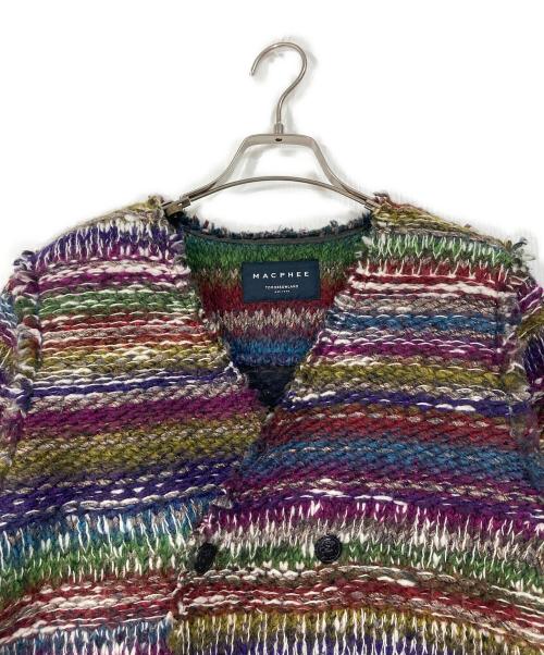 MACPHEE（マカフィー）MACPHEE (マカフィー) ニットボンディング クロップドジャケット マルチカラー サイズ:Sの古着・服飾アイテム