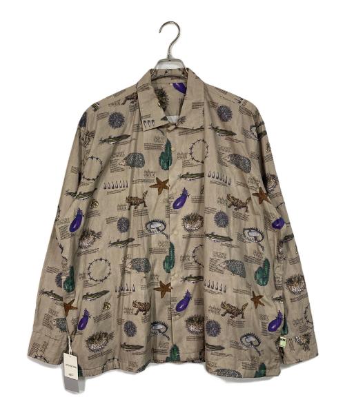 SSZ（エスエスズィー）SSZ (エスエスズィー) Toge Snap Button Shirt ベージュ サイズ:S 未使用品の古着・服飾アイテム