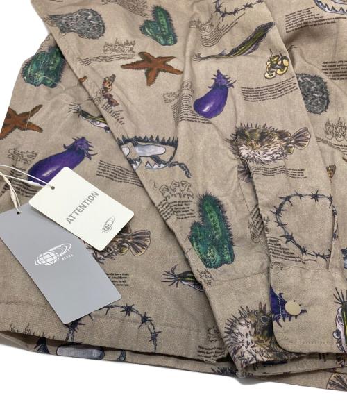 SSZ（エスエスズィー）SSZ (エスエスズィー) Toge Snap Button Shirt ベージュ サイズ:S 未使用品の古着・服飾アイテム